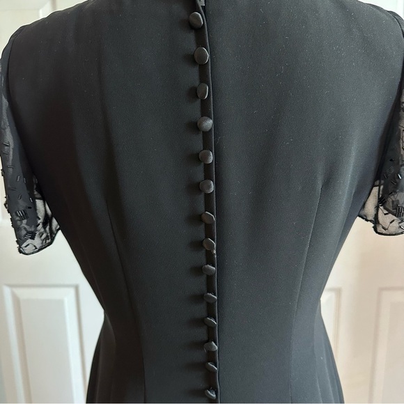 Donna Morgan Black Classic Cocktail Dress - Picture 5 of 6